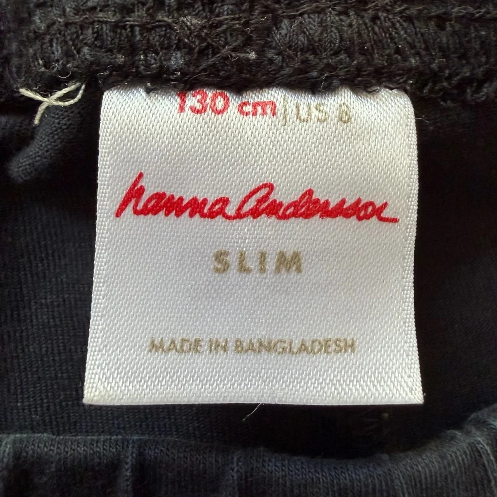 Hanna Anderson Black Leggins Size 8
